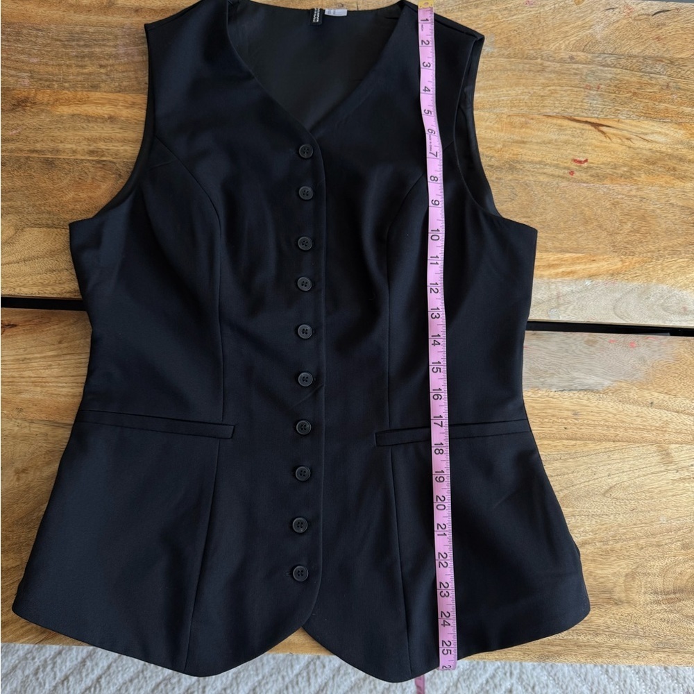 Tailored Suit Vest, Black, H&M, M - Picture 9 of 9
